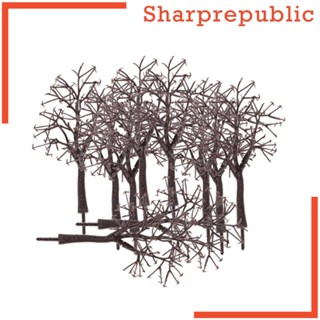 [Sharprepublic] โมเดลต้นไม้ สเกล 1/75 10 ชิ้น