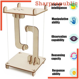 [Sharprepublic] ของเล่นตัวต่อไม้ แรงโน้มถ่วง DIY สําหรับเด็ก 6-12 ปี