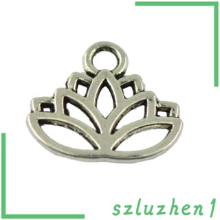 [Szluzhen1] จี้ดอกไม้กลวง สําหรับทําเครื่องประดับ DIY 50 ชิ้น