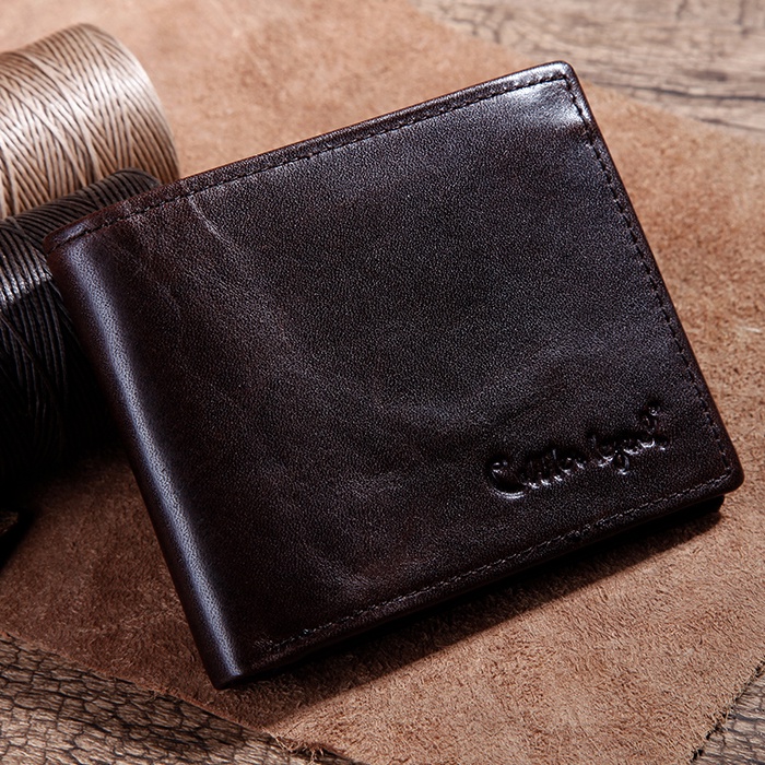 Cobbler Legend กระเป๋าสตางค์ หนังแท้ สไตล์วินเทจ ใส่บัตรได้ สําหรับผู้ชาย