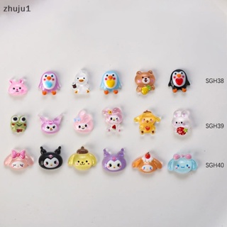 [zhuju1] เครื่องประดับตกแต่งเล็บ ลายการ์ตูน Ch Kawaii Kuromi Mymelody 3D DIY 12 ชิ้น ต่อชุด