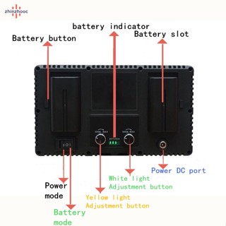 Vip แผงโคมไฟ LED 40W ขนาดเล็ก แบบพกพา บางพิเศษ สําหรับกล้องวิดีโอ DV