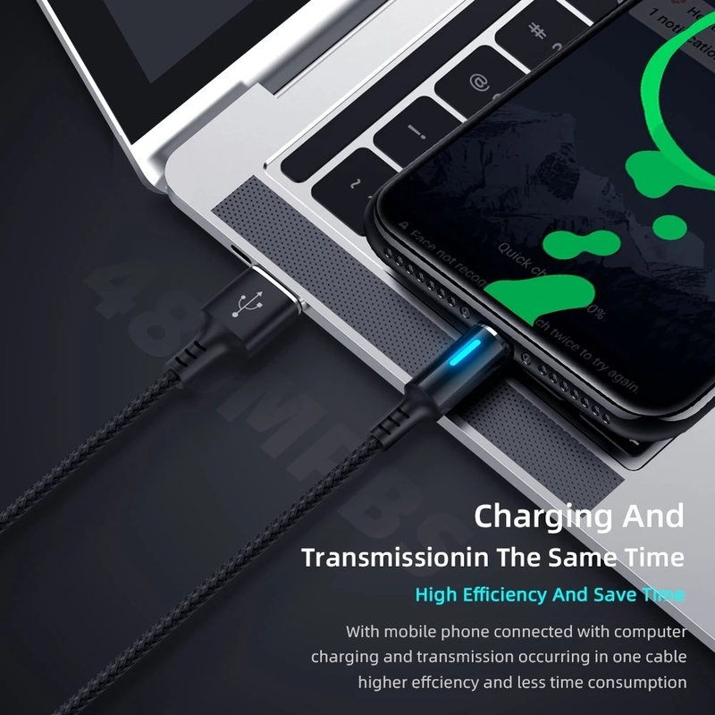 1.2m 5A Fast charger cable for android Micro L Type C รูปที่ 6