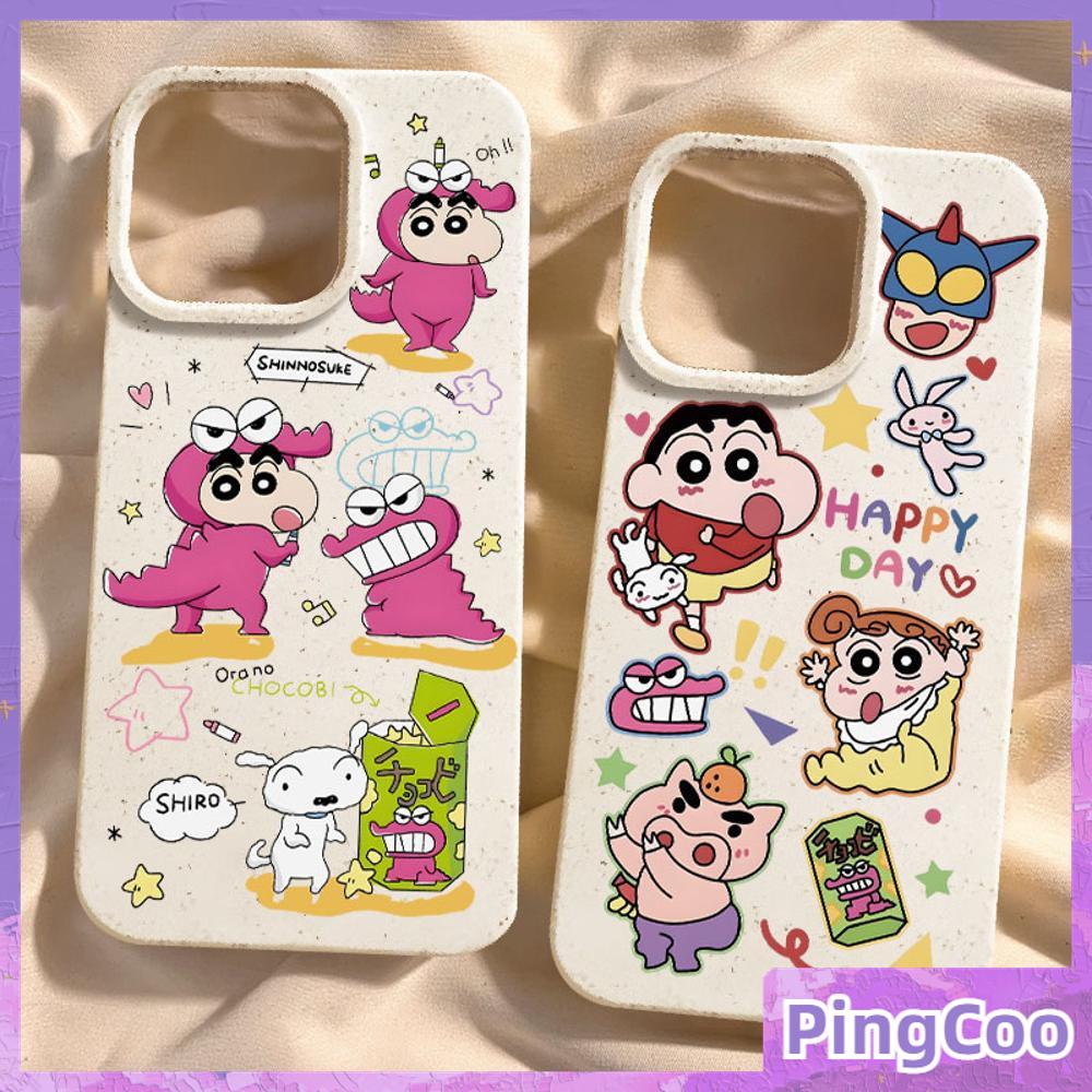 Pingcoo - เข้ากันได้สำหรับ เคส iphone 11 เคสไอโฟน เคสไอโฟน11 กรณีเป็นมิตรกับสิ่งแวดล้อมย่อยสลายได้สีขาวเคสกันกระแทก TPU น่ารักการ์ตูนลูกสุนัขเด็กเข้ากันได้กับ iPhone 15 PRO MAX 14 PRO MAX 13 PRO MAX 12Pro MAX XR XS 7Plus 8 PLUS