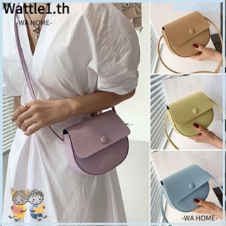 Wttle กระเป๋าสะพายไหล่ สีพื้น สําหรับผู้หญิง