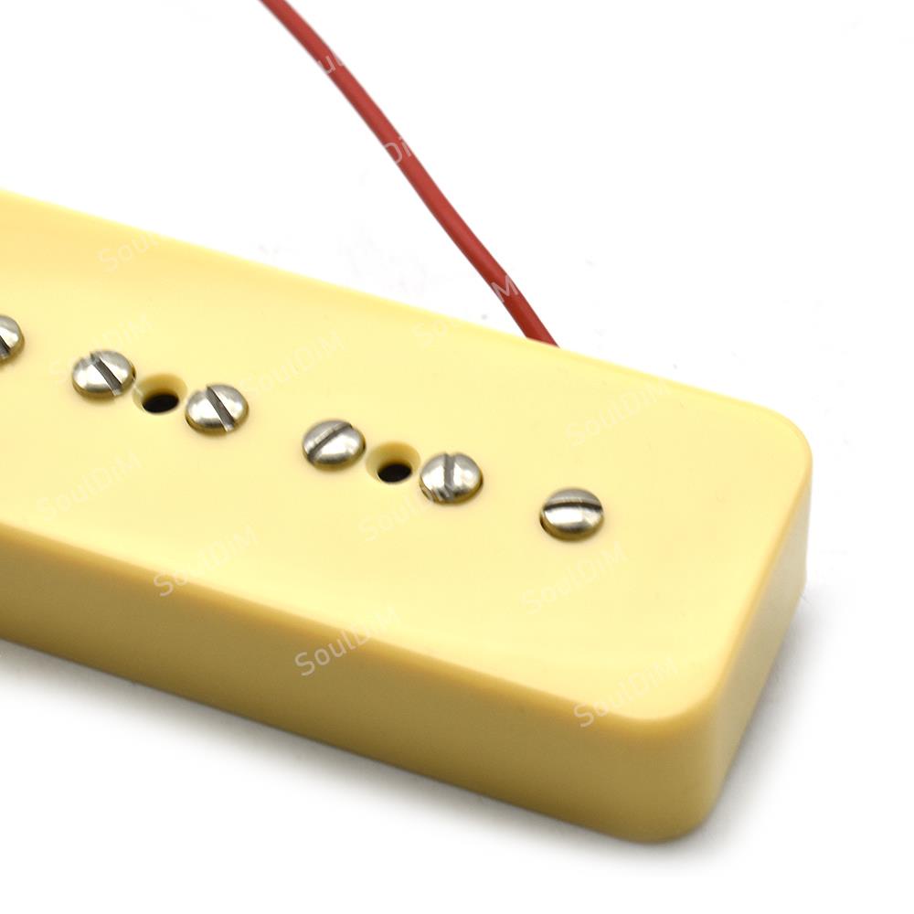 P90 คอสะพานกีตาร์รถกระบะ 50 มม./52 มม.เสา Spacing สําหรับกีตาร์ไฟฟ้า - รูปที่ 2