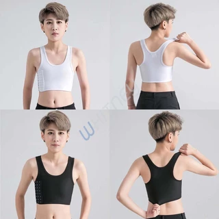 เสื้อกล้ามทอม เสื้อซับในทอม รุ่นผ้าบางเบา ตะขอข้าง ใส่สบาย(EUW40)