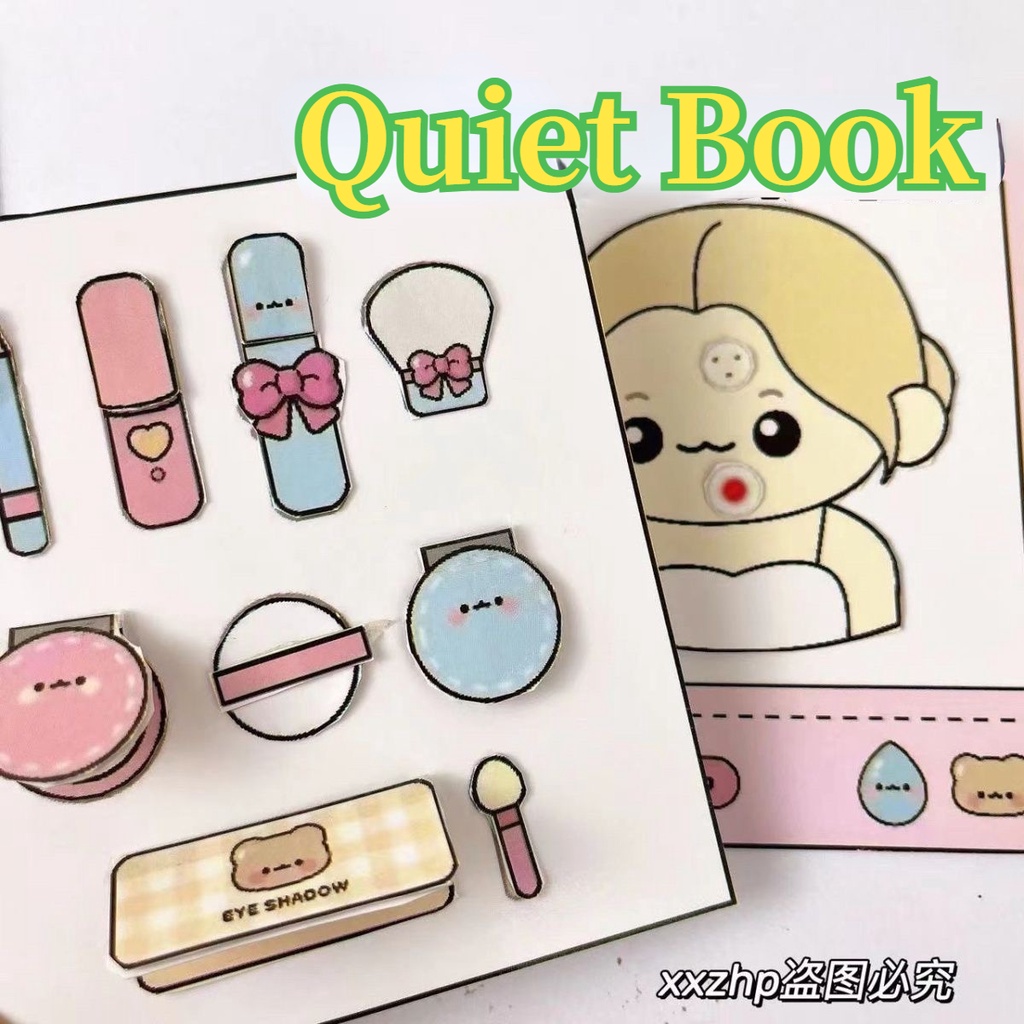 บ้านตุ๊กตากระดาษ รูปการ์ตูน ขนมปัง อาหาร ขนาดมินิ แฮนด์เมด ของเล่นบรรเทาความเครียด สําหรับเด็ก
