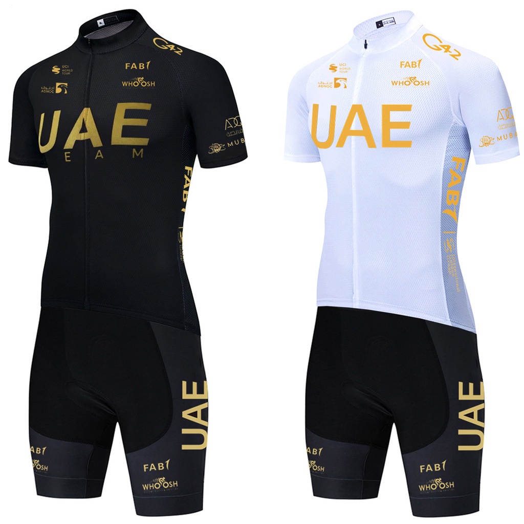 Uae เสื้อปั่นจักรยาน แขนสั้น ลายทีม 2023 maillot ropa ฤดูร้อน สําหรับผู้ชาย