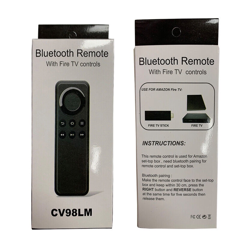CV98LM รีโมทคอนโทรล REPLACEMEN สําหรับ FIRE PRIME FIRE TV STICK FIRE TV BOX