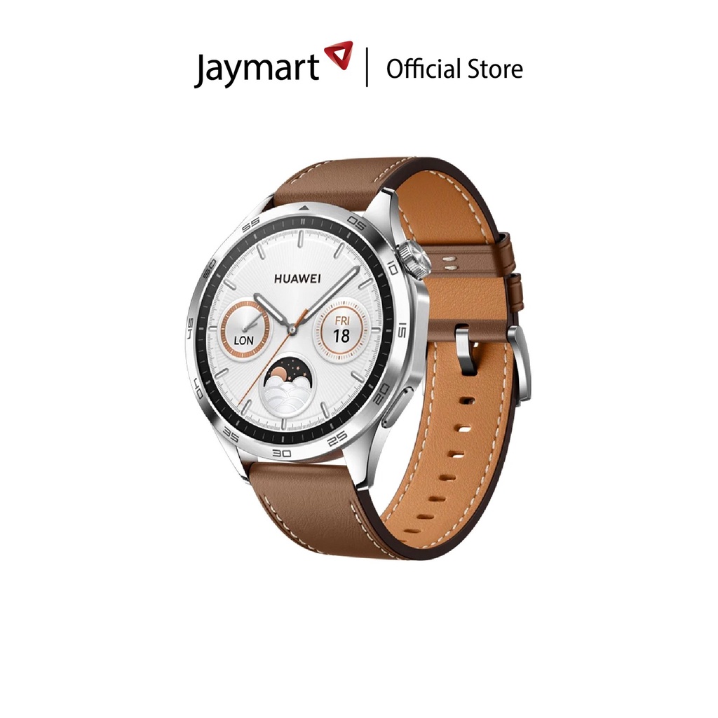 HUAWEI WATCH GT 4 46mm Brown (รับประกันศูนย์ 1 ปี) By Jaymart