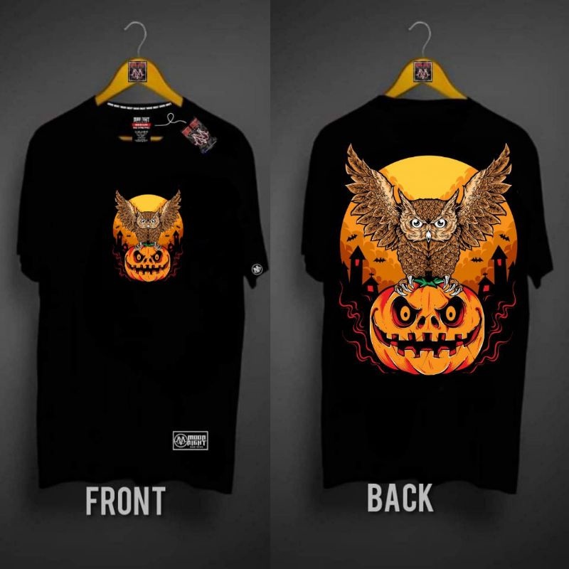 ++IGG SHOP++HALLOWEEN การออกแบบดั้งเดิม เสื้อยืด ผ้าคอตตอน  10.26-6