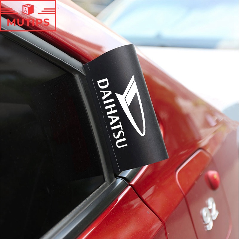 Daihatsu รถบรรทุก รถจักรยานยนต์ สําหรับติดตกแต่งประตูรถยนต์ ติดด้านข้างประตูรถยนต์ กันน้ํา PVC ลาย สําหรับสติกเกอร์ฉลาก Mira Delta Feroza Charade Move Avy Ayla Sirion Hijet