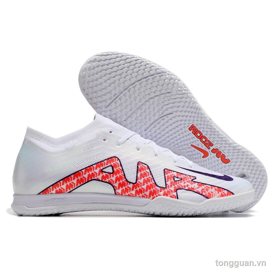 【ใหม่】Air Zoom Nike2023 Mercurial Vapor XV Elite IC รองเท้าฟุตซอล ข้อสั้น ระบายอากาศ สําหรับเด็กผู้ชาย และผู้หญิง
