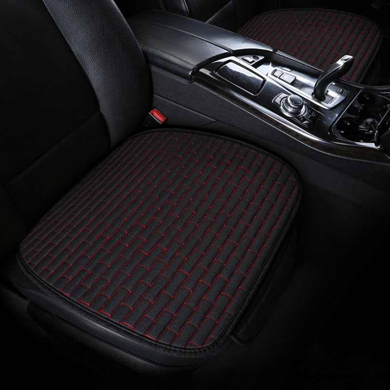 🚗 ผ้าคลุมเบาะรถยนต์ วัสดุผ้าลินิน ระบายอากาศ เบาะรองนั่งรถยนต์ ชุดคลุมเบาะ - รูปที่ 6