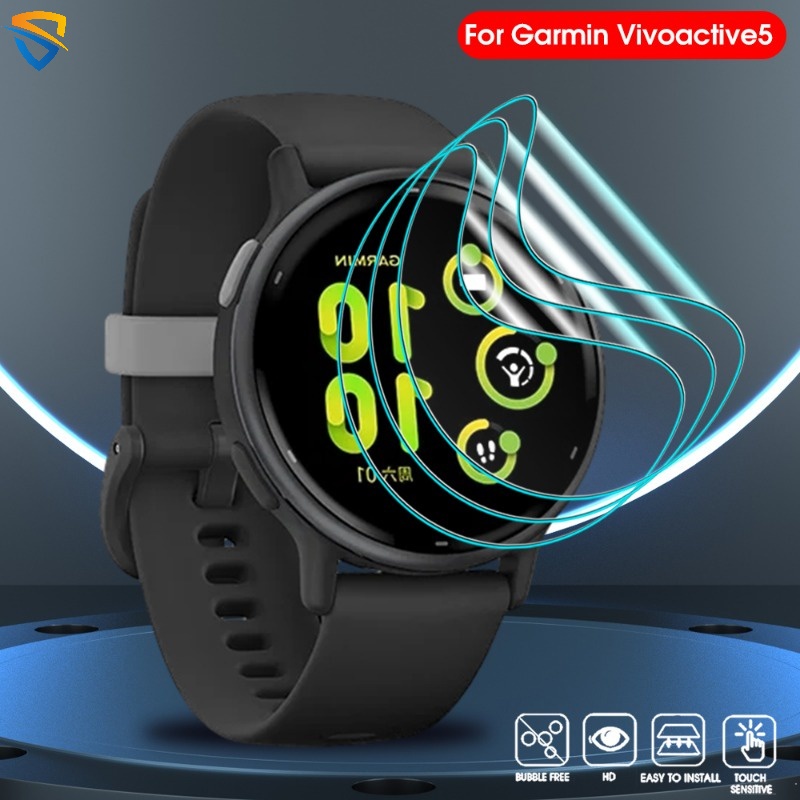 สําหรับ Garmin Vivoactive 5 Watch 1-3 ชิ้น HD ใส ป้องกันฟอง นิ่ม ป้องกันหน้าจอ กันรอยขีดข่วน ความปลอดภัย กันน้ํา ฟิล์มไฮโดรเจล ไม่ใช่กระจก