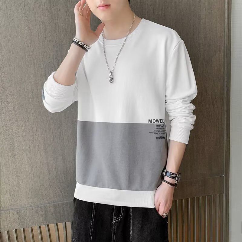 เสื้อยืดกันหนาว แขนยาว สไตล์ใหม่ สําหรับผู้ชาย ไซซ์ M-5XL 2023