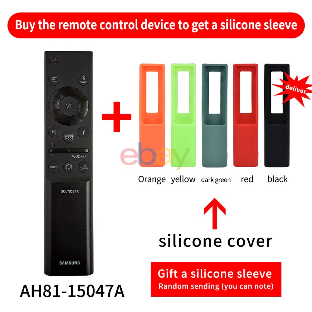 ใหม่ AH81-15047A สําหรับ Samsung Sound Bar รีโมทคอนโทรล HW-Q800B พร้อมฝาครอบ