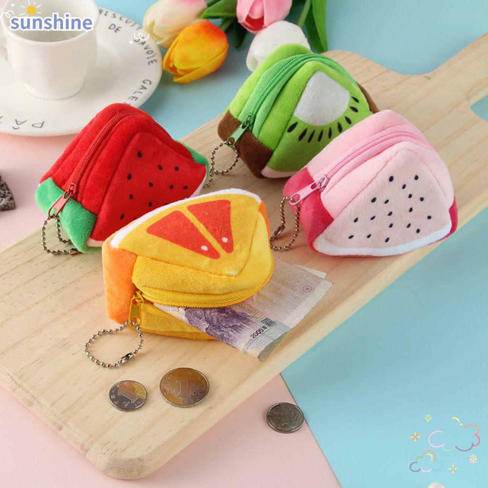 Ssunshine กระเป๋าใส่เหรียญ สามมิติ น่ารัก ตุ๊กตา ขนาดเล็ก กระเป๋าใส่เหรียญ