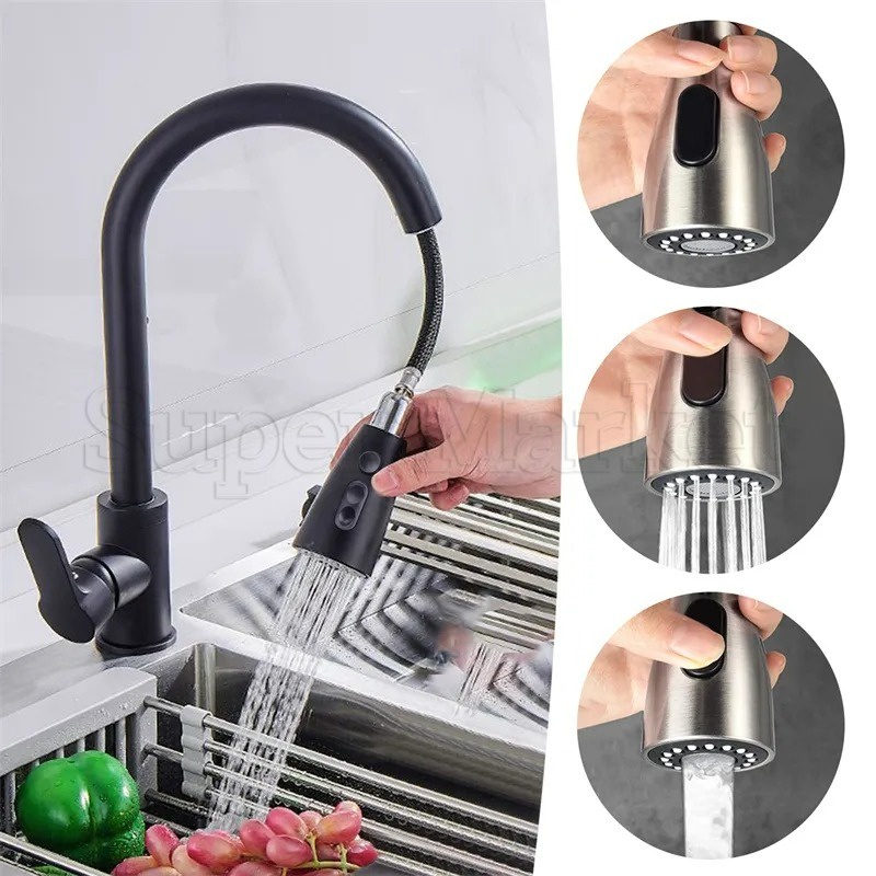 หัวก๊อกน้ําอ่างล้างจาน ABS ทนทาน 360 ° หัวฉีดก๊อกน้ํา แบบหมุนได้ ป้องกันการกระเด็น แบบเปลี่ยน สําหรับห้องครัว