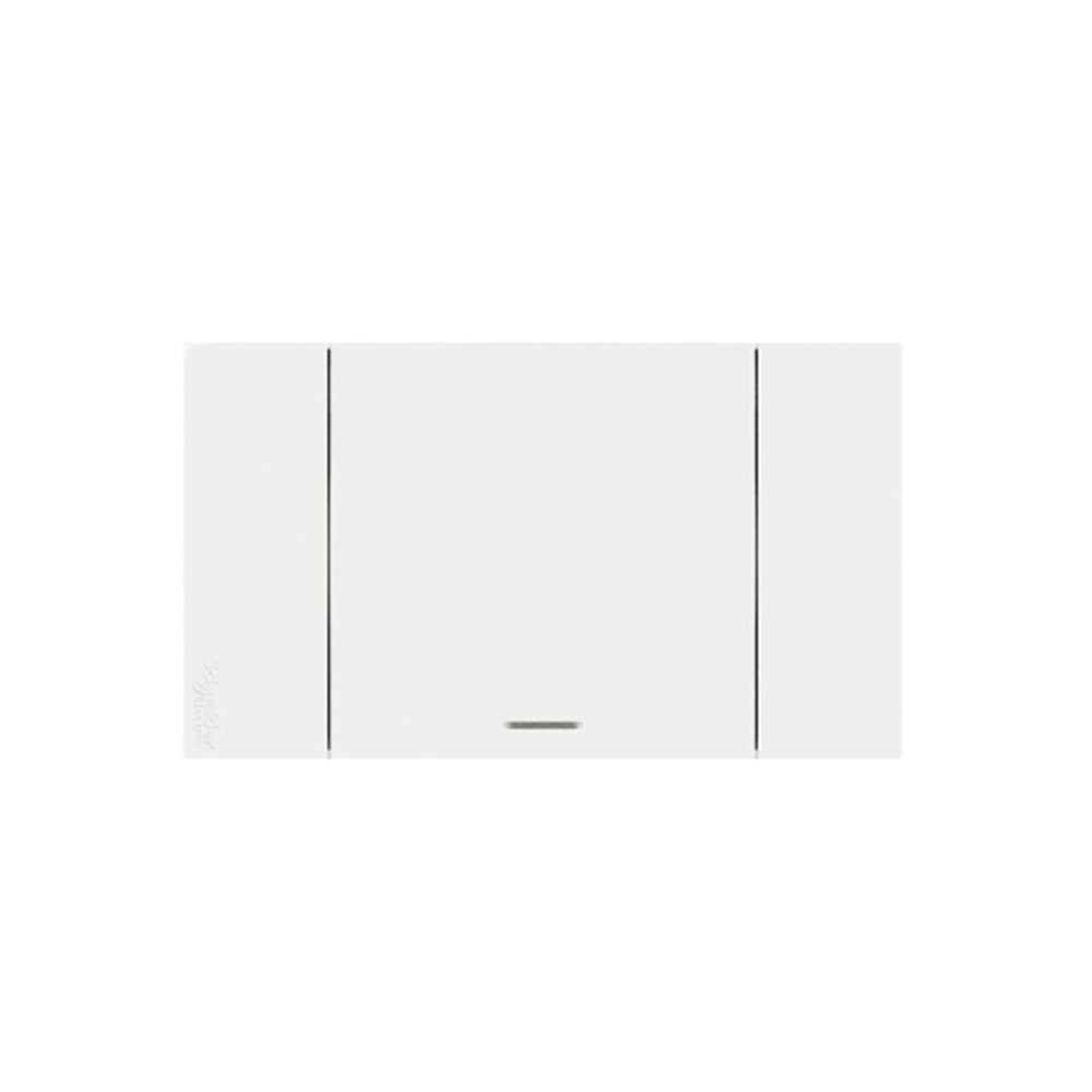 ชุดสวิทซ์ Schneider ชุดสวิตช์สองทาง 1 ช่อง ขนาดใหญ่ พร้อมฝาครอบ สีขาว รหัส A7031_2_WE รุ่น AvatarOn 