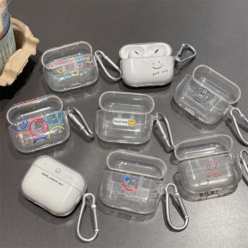 สําหรับ Airpods 1 2 3 Pro Pro 2 เคส Case เคสหูฟัง รูปคลื่น และจี้ผีเสื้อ สําหรับ
