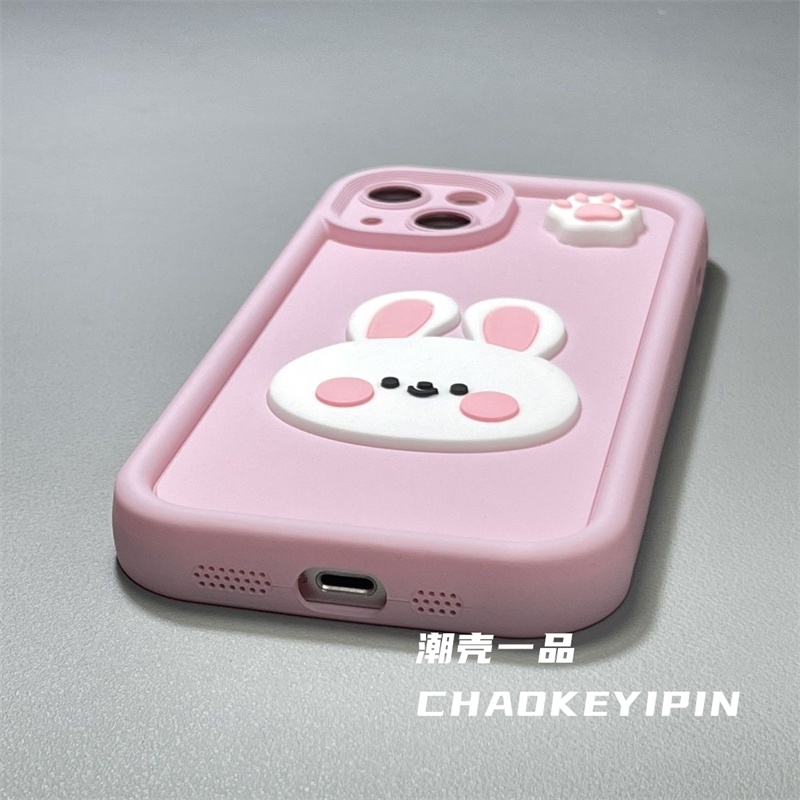 เคสโทรศัพท์มือถือ ลายกรงเล็บหัวกระต่าย สําหรับ IPhone 11 1213 Pro MAX X XR XS MAX SE Apple 7 Plus 8 Plus IPhone 14 15Pro