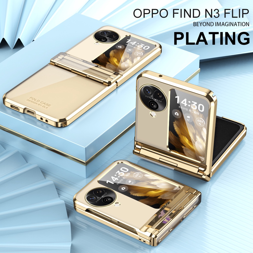 เคสโทรศัพท์มือถือ กันกระแทก ฝาพับ 360 องศา สําหรับ OPPO Find N3 N3Flip