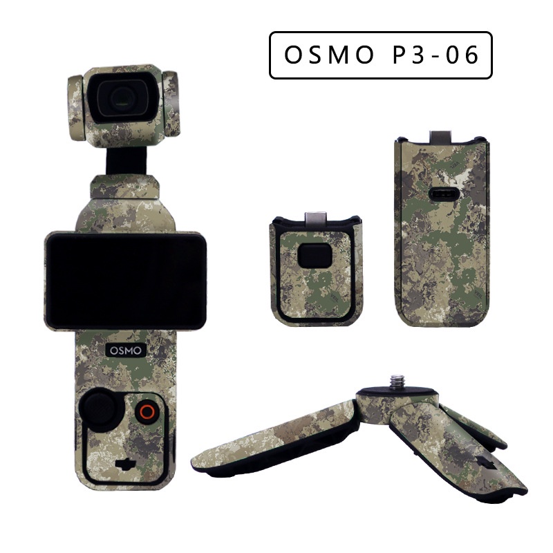 เหมาะสําหรับ Dji POCKET 3 สติ๊กเกอร์กันน้ํา Scratch-Resistant Tear-Off ไม่มีฟิล์มกาวชุดเต็มของฟิล์มป้องกัน Body ฟิล์มป้องกัน ราคา ถูกที่สุด ดีลบีเคเค แกลเลอรีภาพที่ 7