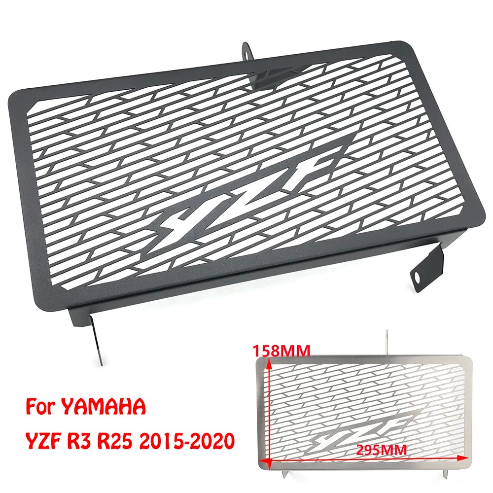 กระจังหน้าป้องกันหม้อน้ํา สําหรับรถจักรยานยนต์ YAMAHA YZF R25 R3 YZFR25 YZFR3 2014-2019 2020