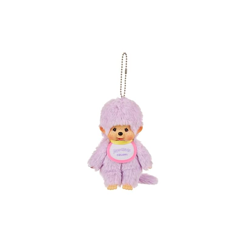ส่งตรงจากญี่ปุ่น Sekiguchi Monchichi พวงกุญแจ สีม่วง keychain monchhichi 203185