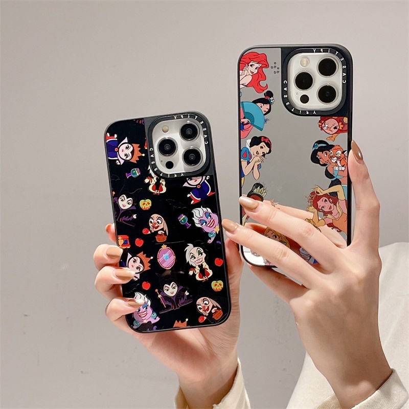 Casetifg เคสโทรศัพท์มือถือ ซิลิโคน TPU กันกระแทก ลายดิสนีย์ เจ้าหญิงแม่มด พร้อมกล่อง หรูหรา สําหรับ iPhone 15 11 12 13 14 Pro Max