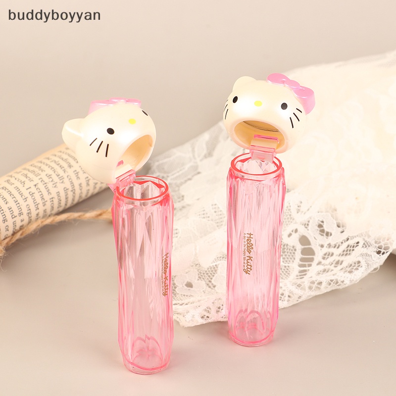 Bbth ขวดไม้จิ้มฟัน ลายการ์ตูนคิตตี้ แมวน่ารัก แบบพกพา 1 ชิ้น