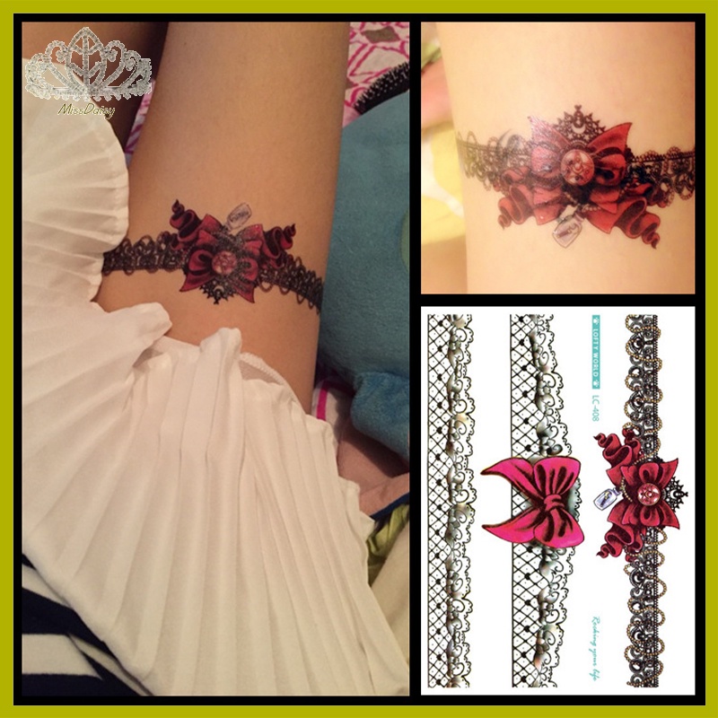1 แผ่นกันน้ําชั่วคราว Tattoo สติกเกอร์แขนขา Body Art สติกเกอร์สําหรับผู้หญิง TH