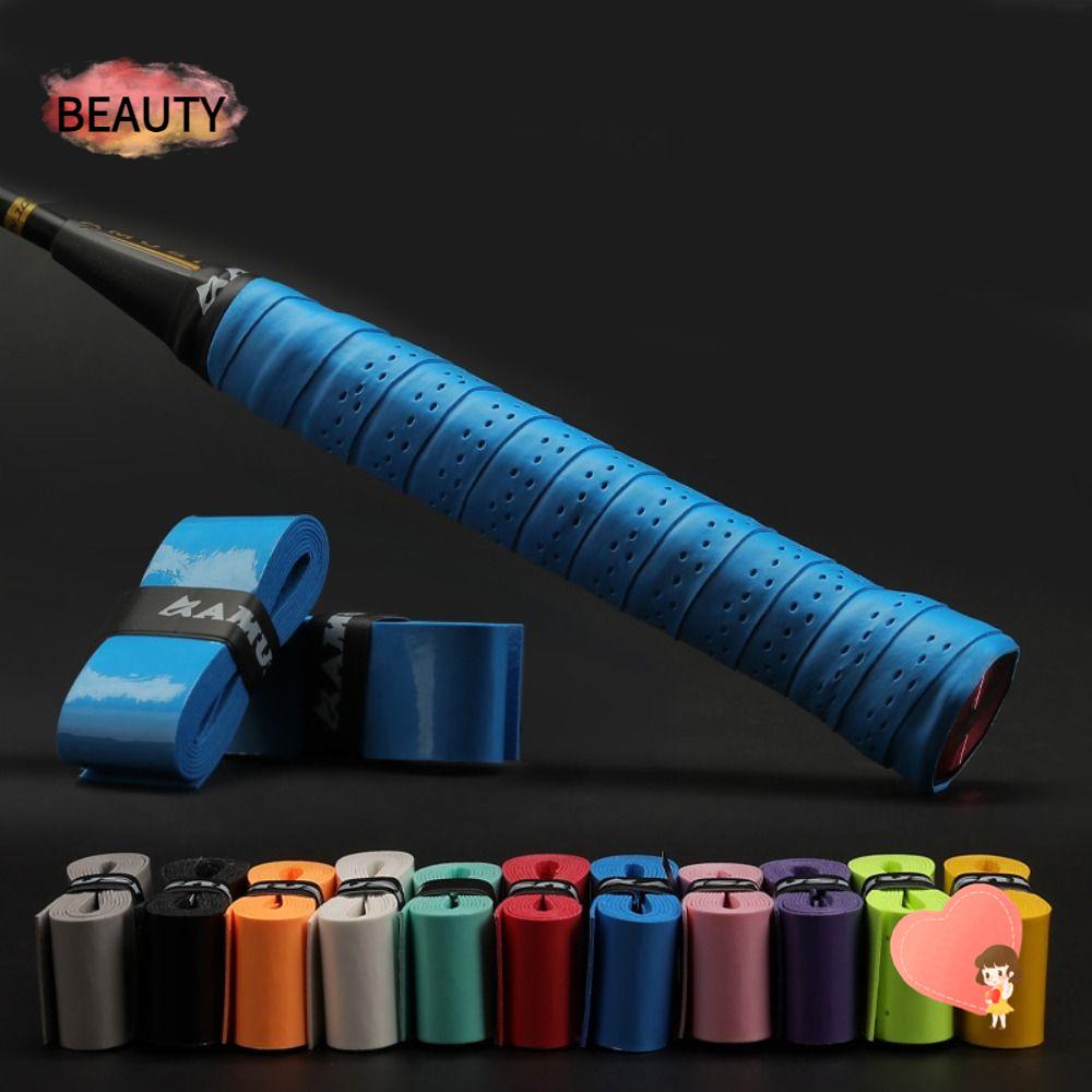 Beauty เทปผ้าไมโครไฟเบอร์ ดูดซับเหงื่อ กันลื่น ทนทาน สําหรับพันไม้แบดมินตัน