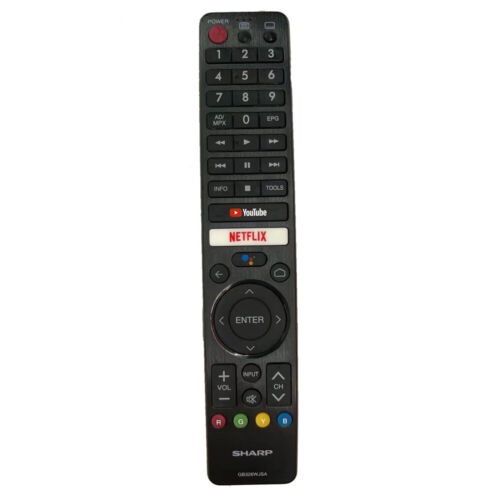 ใหม่ GB326WJSA สําหรับ Sharp Netflix Voice LCD TV รีโมทคอนโทรล 4T-C50BJ3T