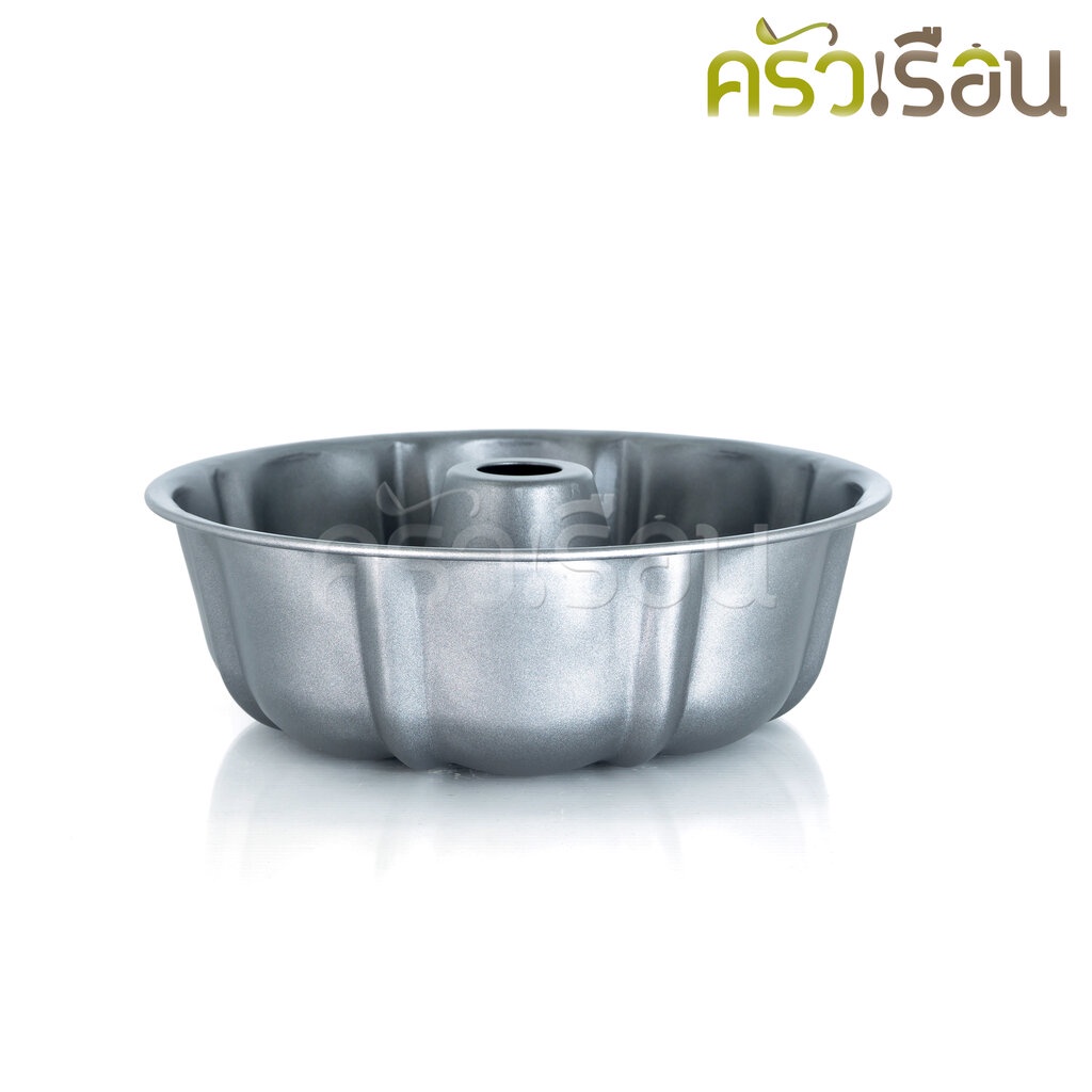 US พิมพ์ปล่อง กลม Non stick 10 นิ้ว 4 ปอนด์ 25.3 x 25.3 ซม. สูง 8.5 ซม. BA-5253 Angel Food Cake Pans