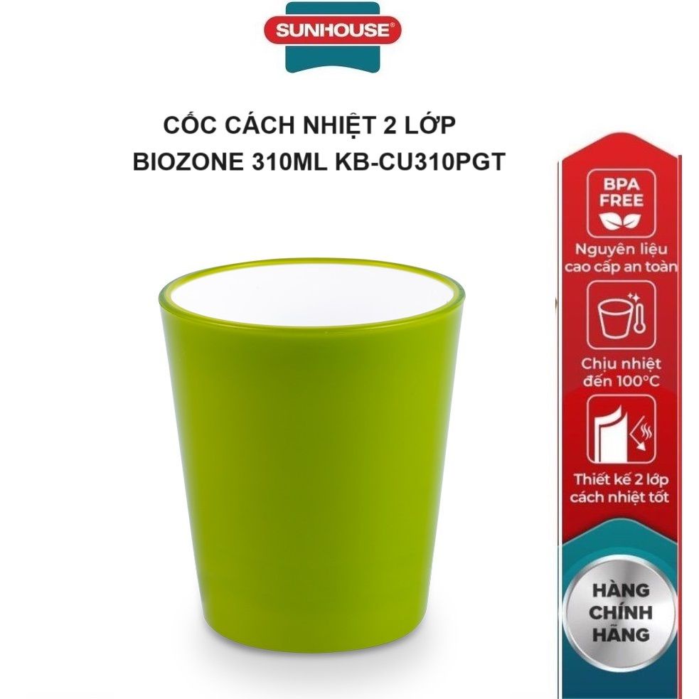 BIOZONE 310ML 2-LAYER THERMALT INSULATION CUP KB-CU310PGT