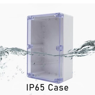 กล่องพลาสติกอิเล็กทรอนิกส์ ฝาใส กันน้ําIP65 สำหรับปลั๊กไฟ