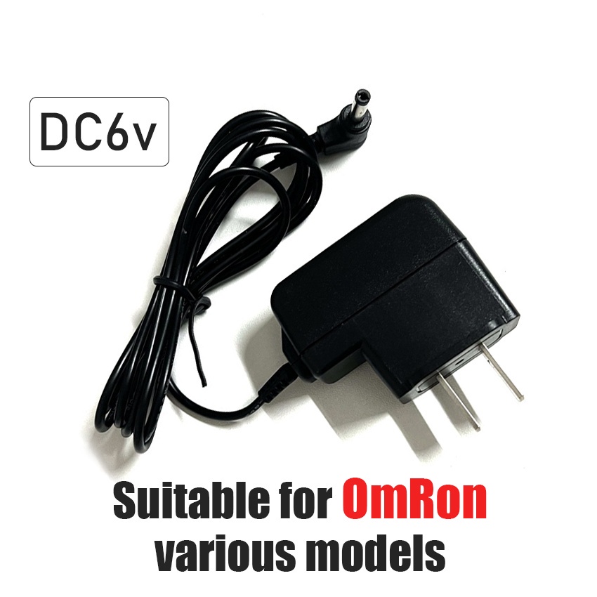 Omron อะแดปเตอร์พาวเวอร์ พร้อมส่ง  6V AC DC HEM-7132HEM-752、HEM-745C HEM-7300、HEM-712、HEM-780N3、HEM-741、HEM-746、HEM-780、