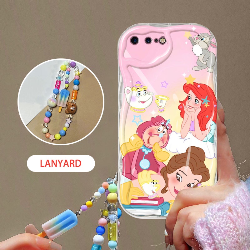 เคสโทรศัพท์มือถือแบบนิ่ม ใส กันกระแทก ลายเจ้าหญิงเทพนิยาย สําหรับ Iphone 6S 6 7 8 Plus 6S Plus SE 2020