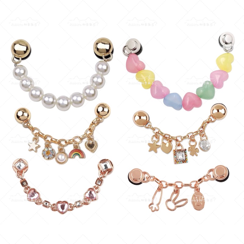 jibbitz crocs Metal Chain ตัวติดรองเท้า crocs jibbitz crocs เกาหลี crocs accessories DIY