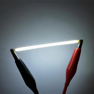 10 ชิ้น DC 3 โวลต์ Led เซรามิค Hard Filament 2200 พันสีขาวสีแดงเขียวสีฟ้าม่วง Edison หลอดไฟไส้แหล่งกําเนิดแสงส่วนประกอบ Led