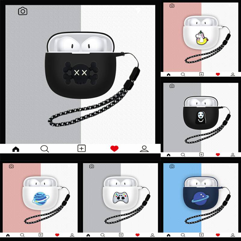 RY07 FOR HONOR Earbuds X6 CASE / Earbuds X5 CASE Silicone Case Cover  series Dust-proof Protective C