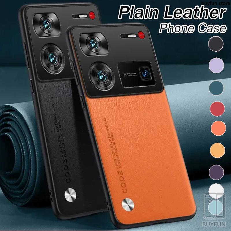 YDCG Luxury Plain Skin Leather Case Shockproof Protect Back Cover For ZTE nubia Z60 Ultra Z 60 60U 60ultra