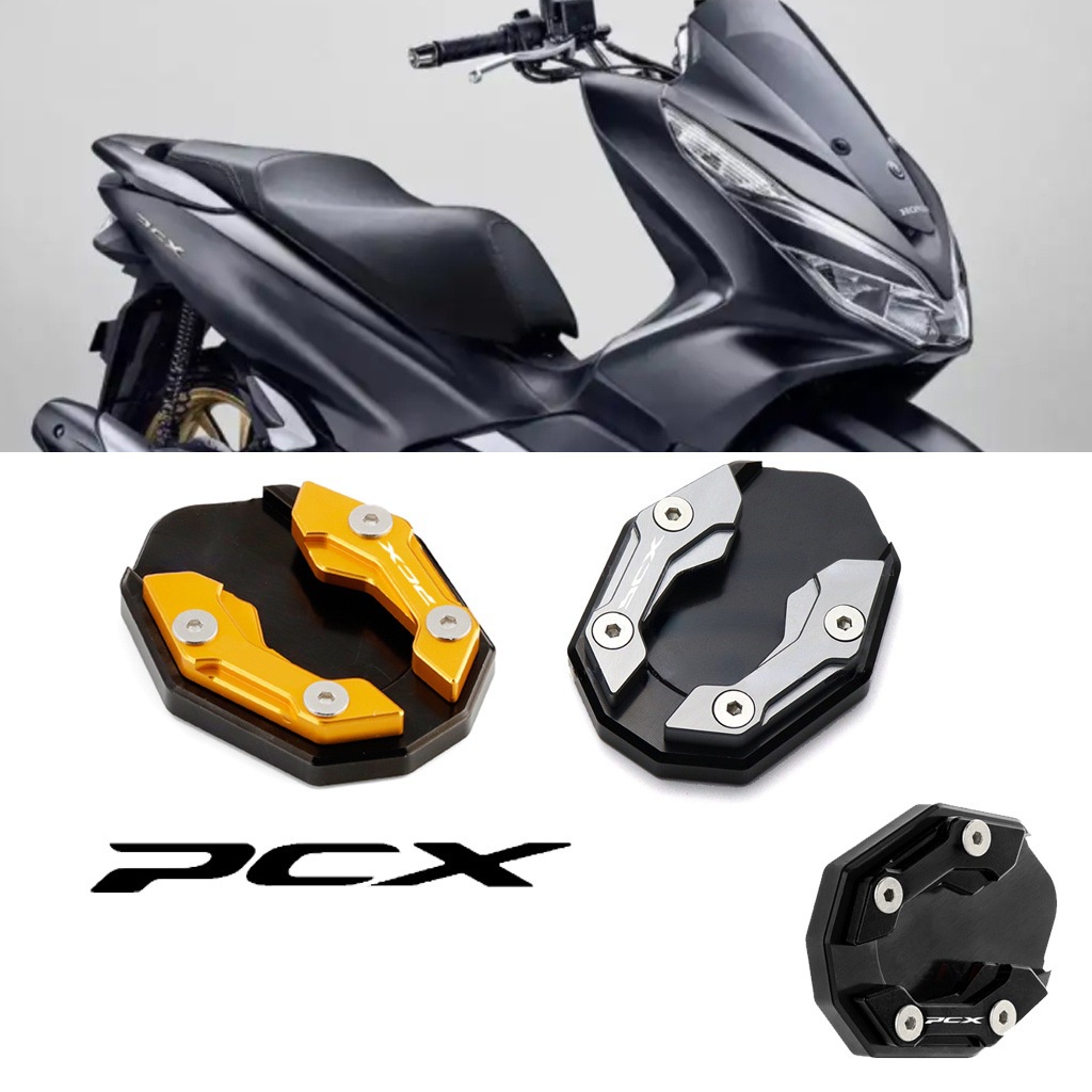 ตีนเป็ด ADV150 ADV160 FORZA300-350 PCX150 PCX160 SEMSPEED งาน CNC แผ่นรองขาตั้งเดียว ADV FORZA PCX(เ