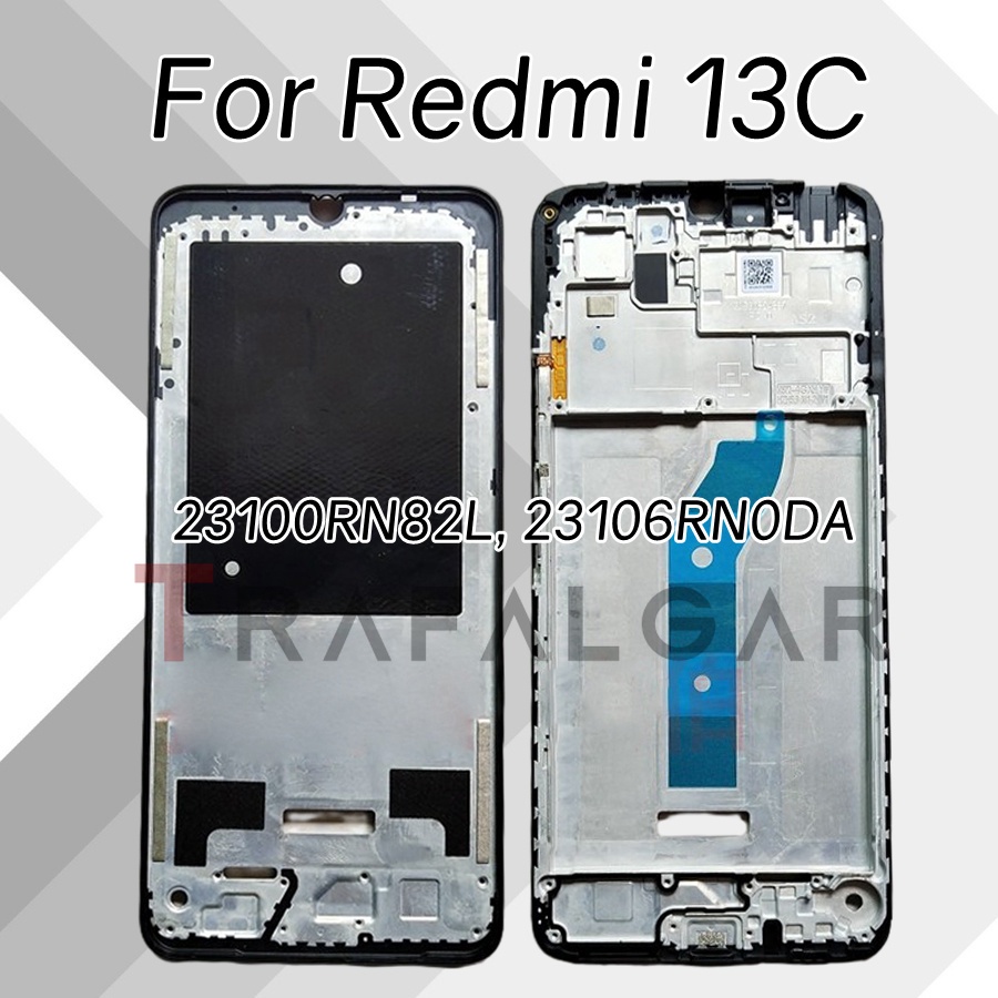กรอบหน้าจอด้านหน้า แบบเปลี่ยน สําหรับ Xiaomi Redmi 13C 23100RN82L 23106RN0DA