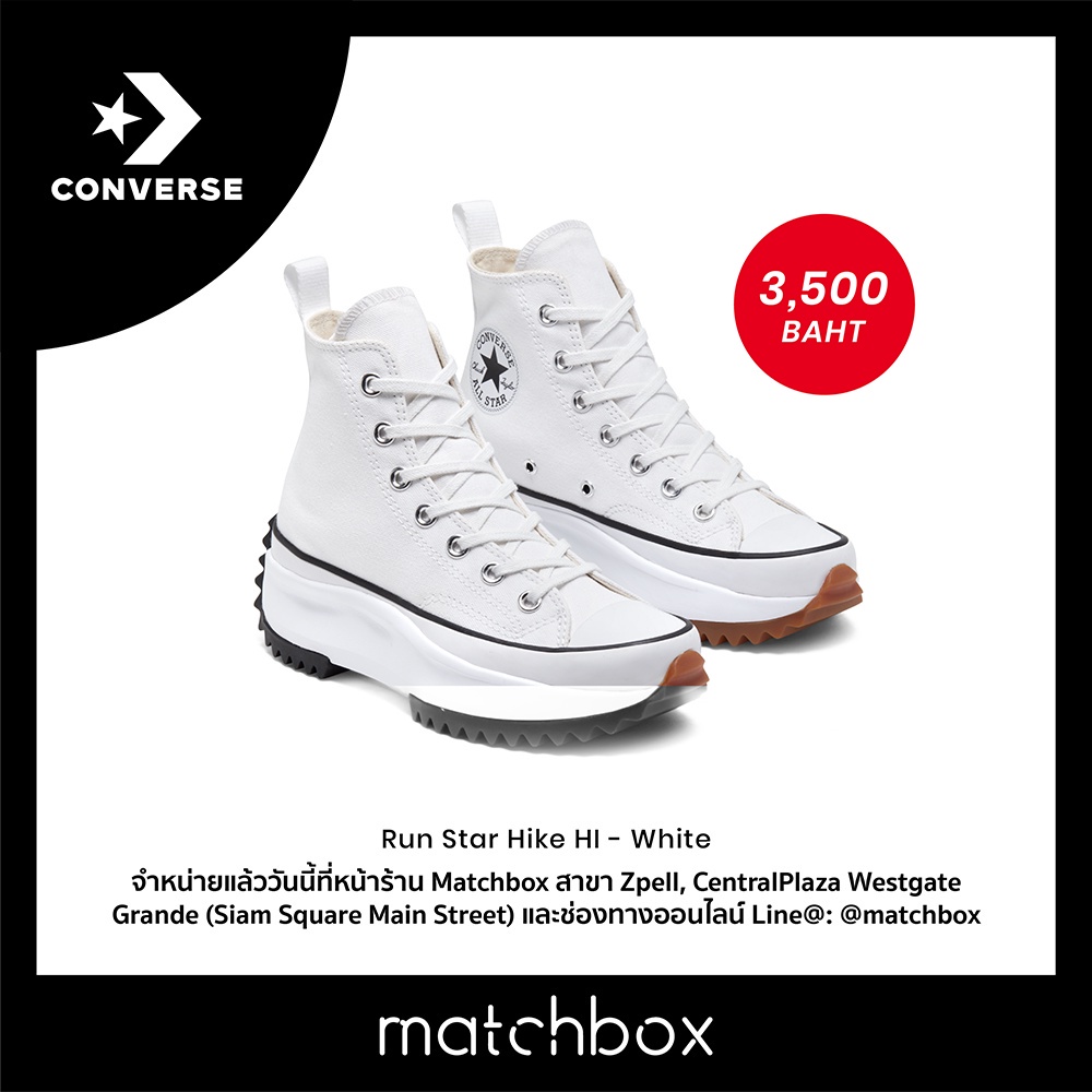 MATCHBOX  -  converse รุ่น run star hike (hi) รองเท้า sports