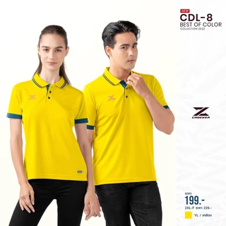 เสื้อโปโลผู้ชาย CADENZA (คาเดนซ่า) รุ่น CDL-8 MEN ใส่บาย สีเหลือง/ฟ้า/ชมพู/ส้ม/ขาว/เขียว/ครีม