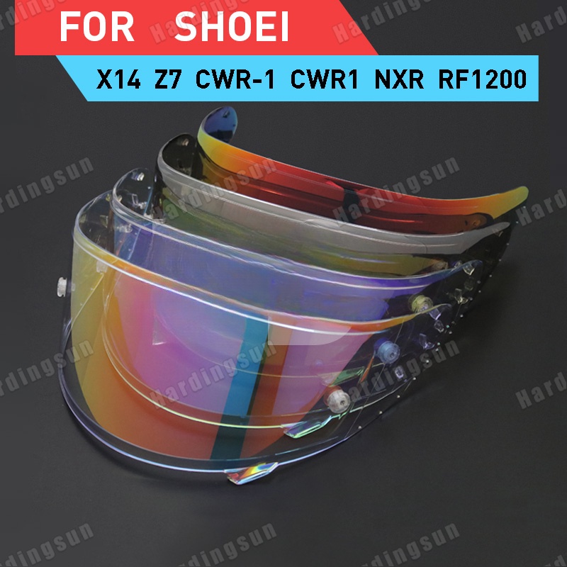 เข้ากันได้กับ SHOEI X14/Z7 ที่บังแดดกระจกหน้ารถ เลนส์หมวกกันน็อค ป้องกันรังสียูวี